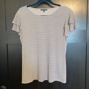 Adrianna Papell ruffle sleeve top